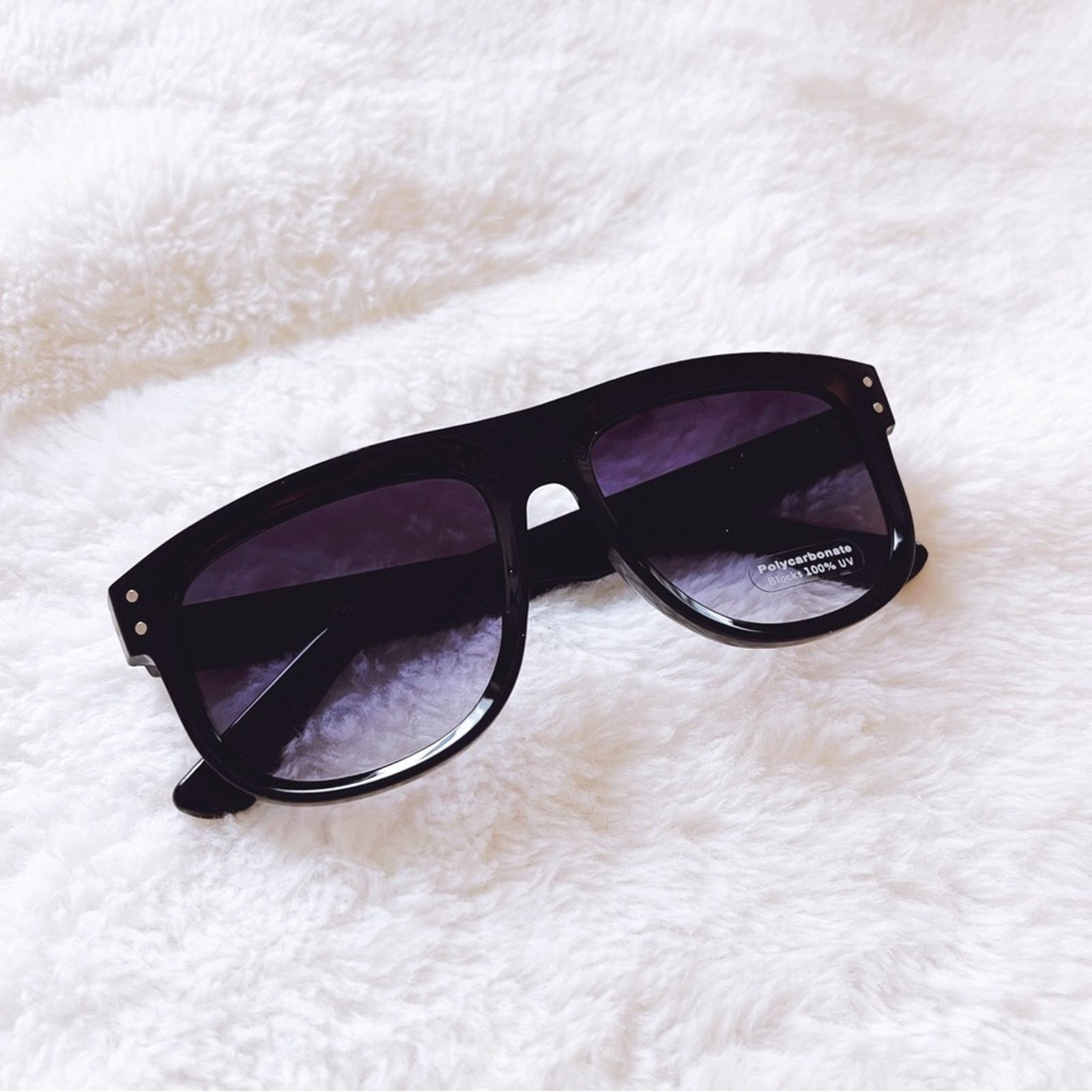 Other Simon Black & Purple Classic Sunglasses Size ONE SIZE - 3 Thumbnail