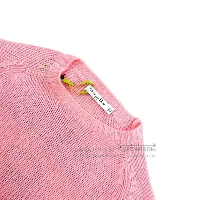 Dior Dior Pink Knit Pullover Sweater for Women . Size XS / US 0-2 / IT 36-38 - 3 Thumbnail