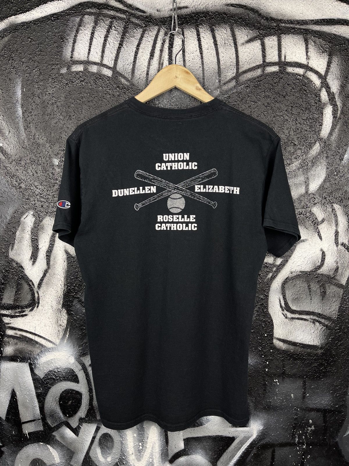 Champion Champion Vikings Classic Vintage Black T-Shirt Men’s Size M Size US M / EU 48-50 / 2 - 9 Thumbnail