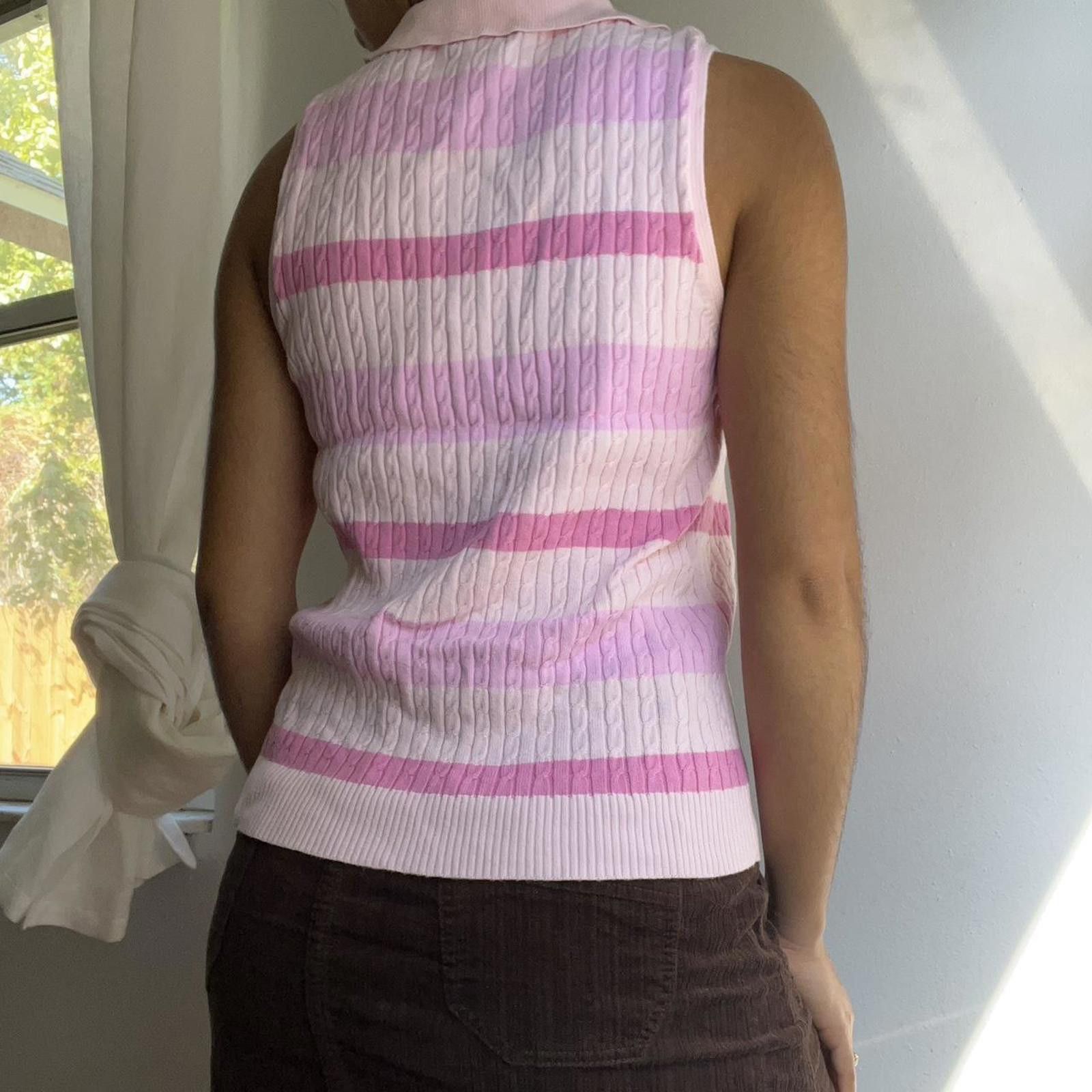 Polo Ralph Lauren Polo Ralph Lauren Women's Pink and Multi Vests-tanks-cami Size S / US 4 / IT 40 - 3 Thumbnail