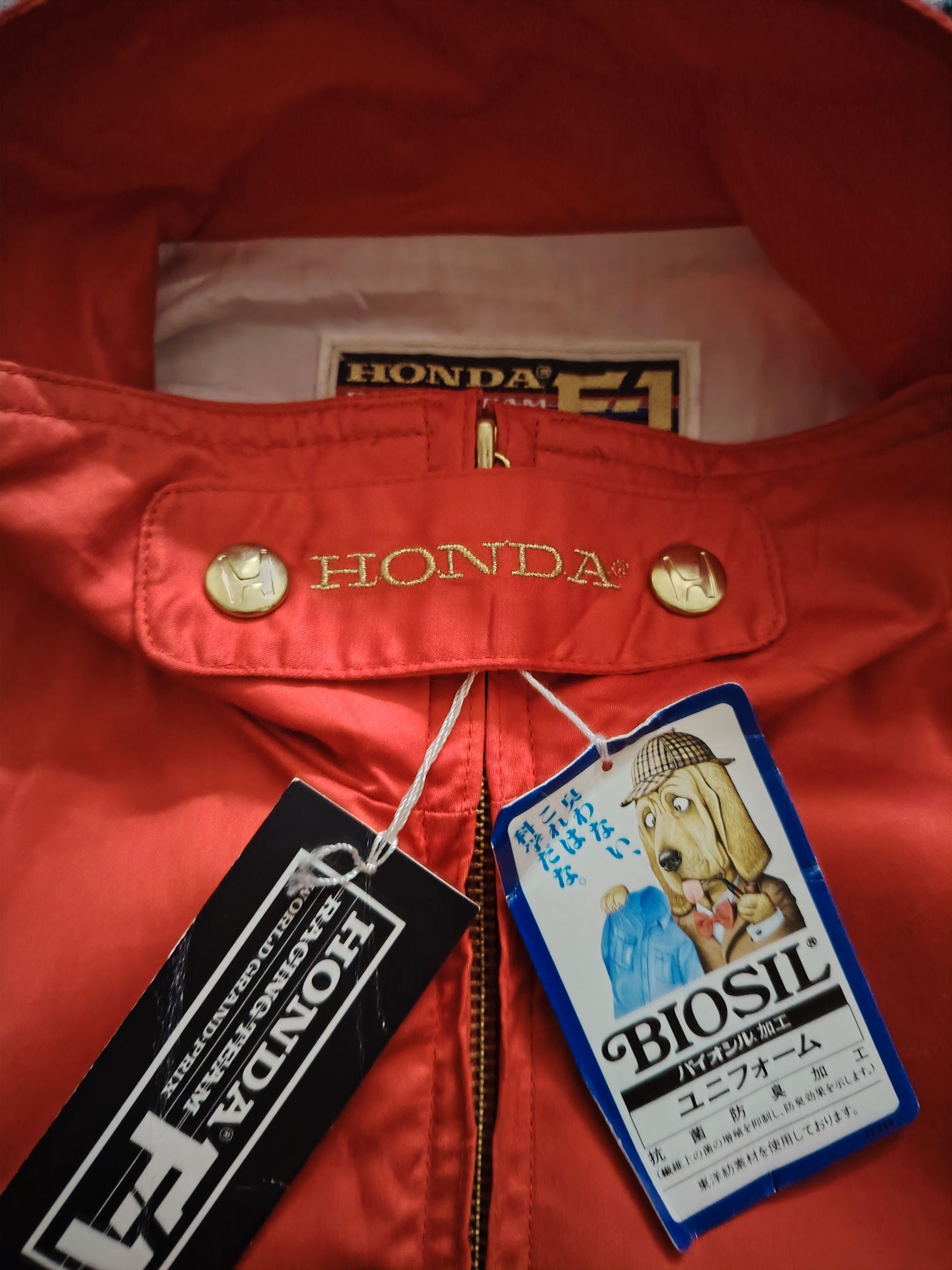 Honda DEADSTOCK 80s Honda Formula One JDM market racing jacket Size US M / EU 48-50 / 2 - 1 Thumbnail