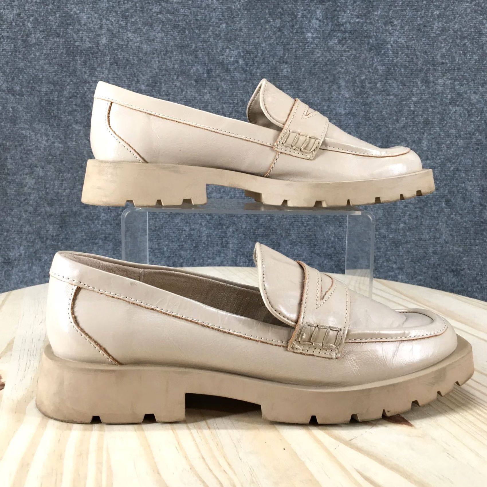 Dolce Vita Dolce Vita Women’s Elias Loafers Beige Slip On Casual Comfort Low Top Shoes Size M / US 6-8 / IT 42-44 - 2 Thumbnail