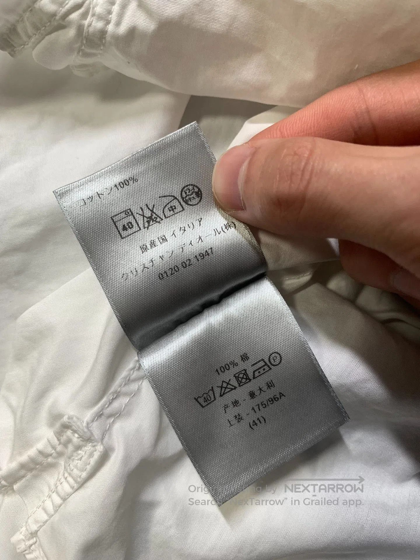 Dior Dior Bee Embroidery White Shirt. Size US M / EU 48-50 / 2 - 6 Thumbnail