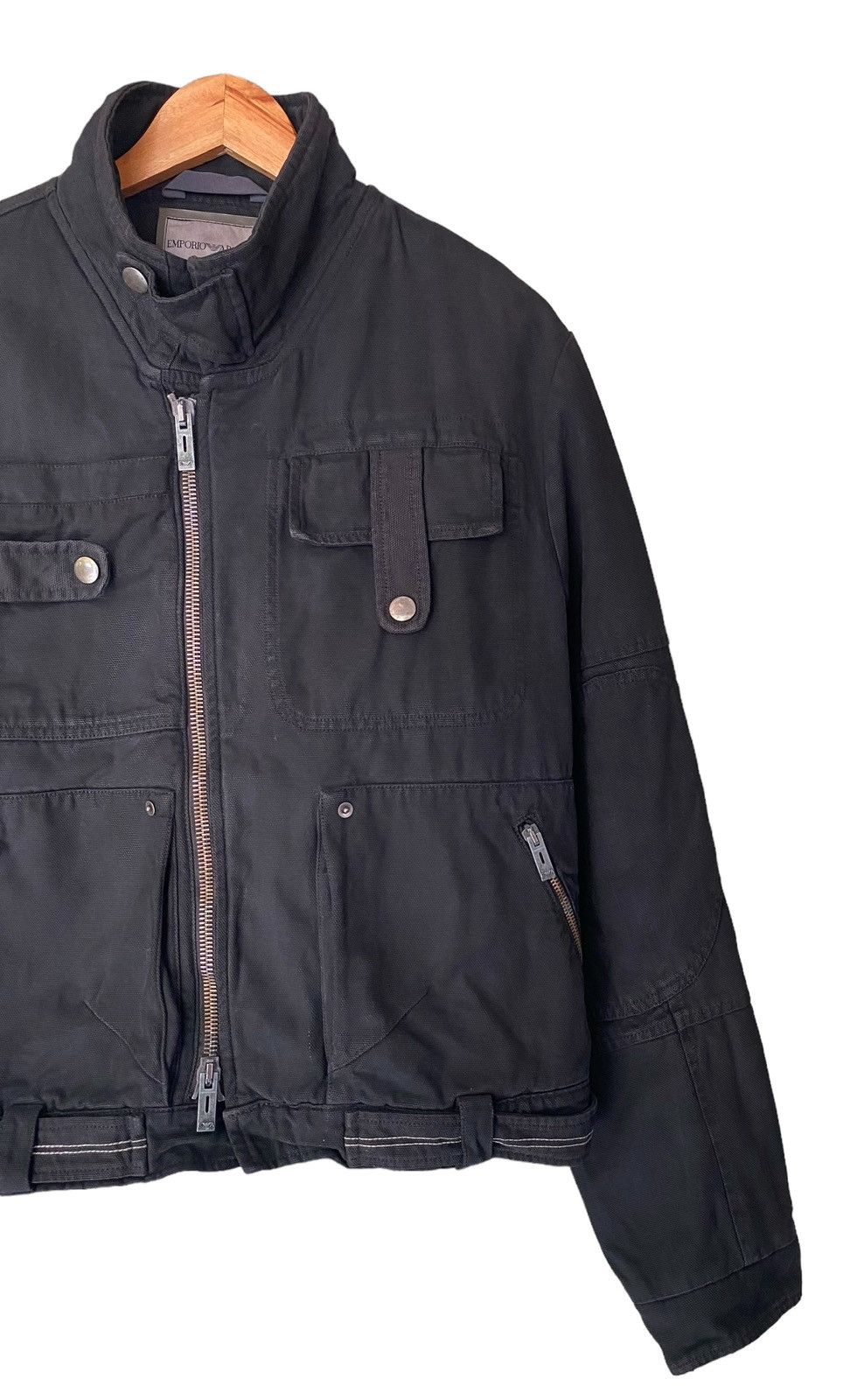 Armani Rare🔥EMPORIO ARMANI Zipper Jacket Size US L / EU 52-54 / 3 - 6 Thumbnail