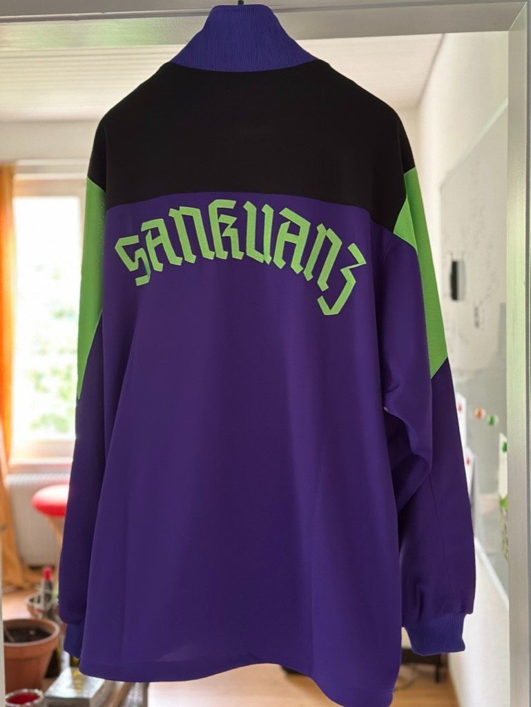 Sankuanz Ss19 Logo Track Jacket Purple Neon Green, Men's — image 4 of 6