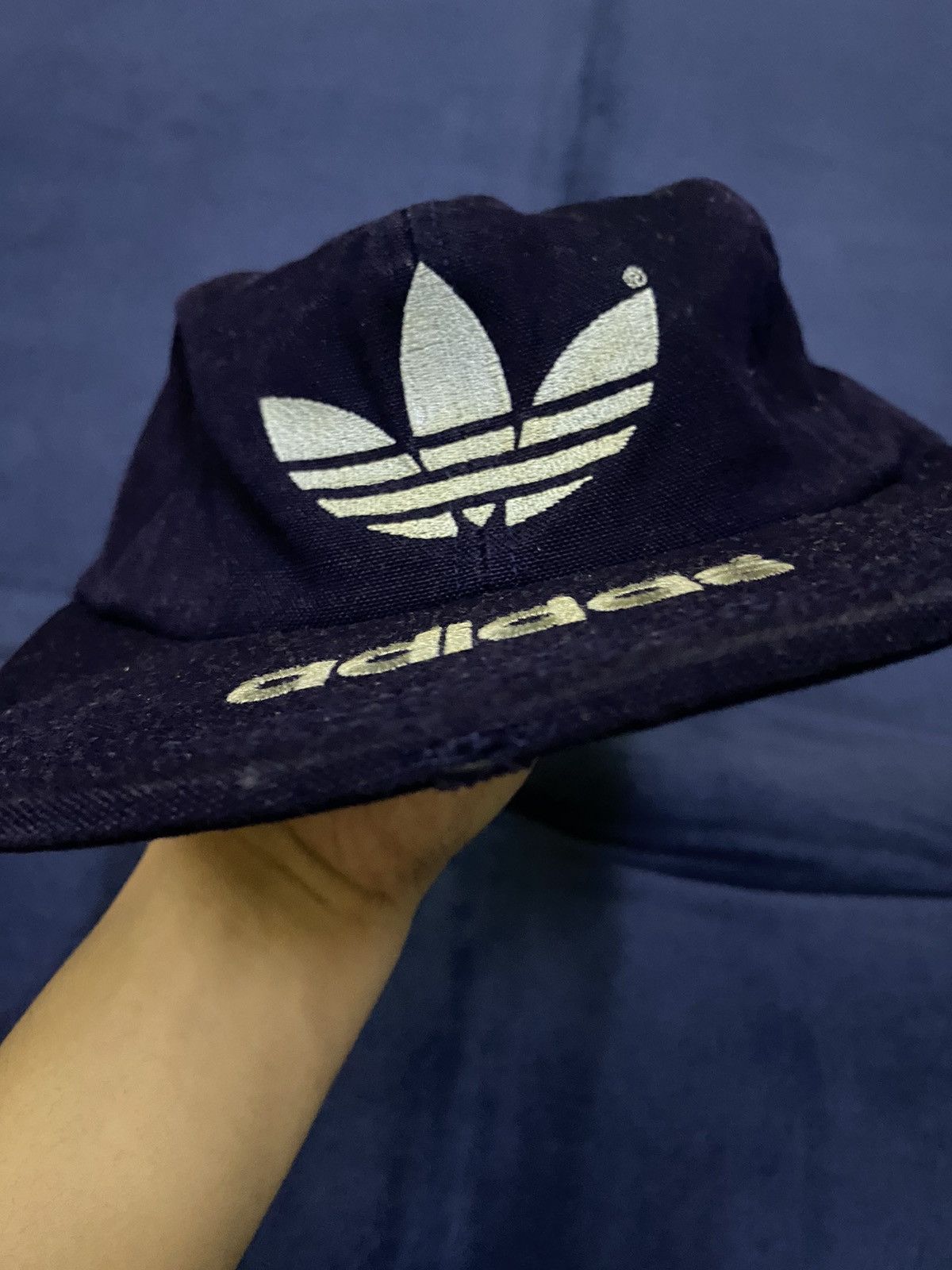 Adidas × Vintage Vintage 80s Adidas Trefoil Cap Size ONE SIZE - 6 Thumbnail