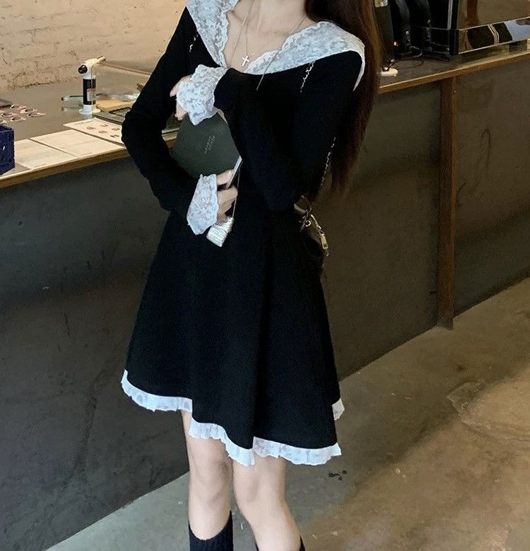 Other Midnight Lace Hood Dress Size M / US 6-8 / IT 42-44 - 5 Thumbnail