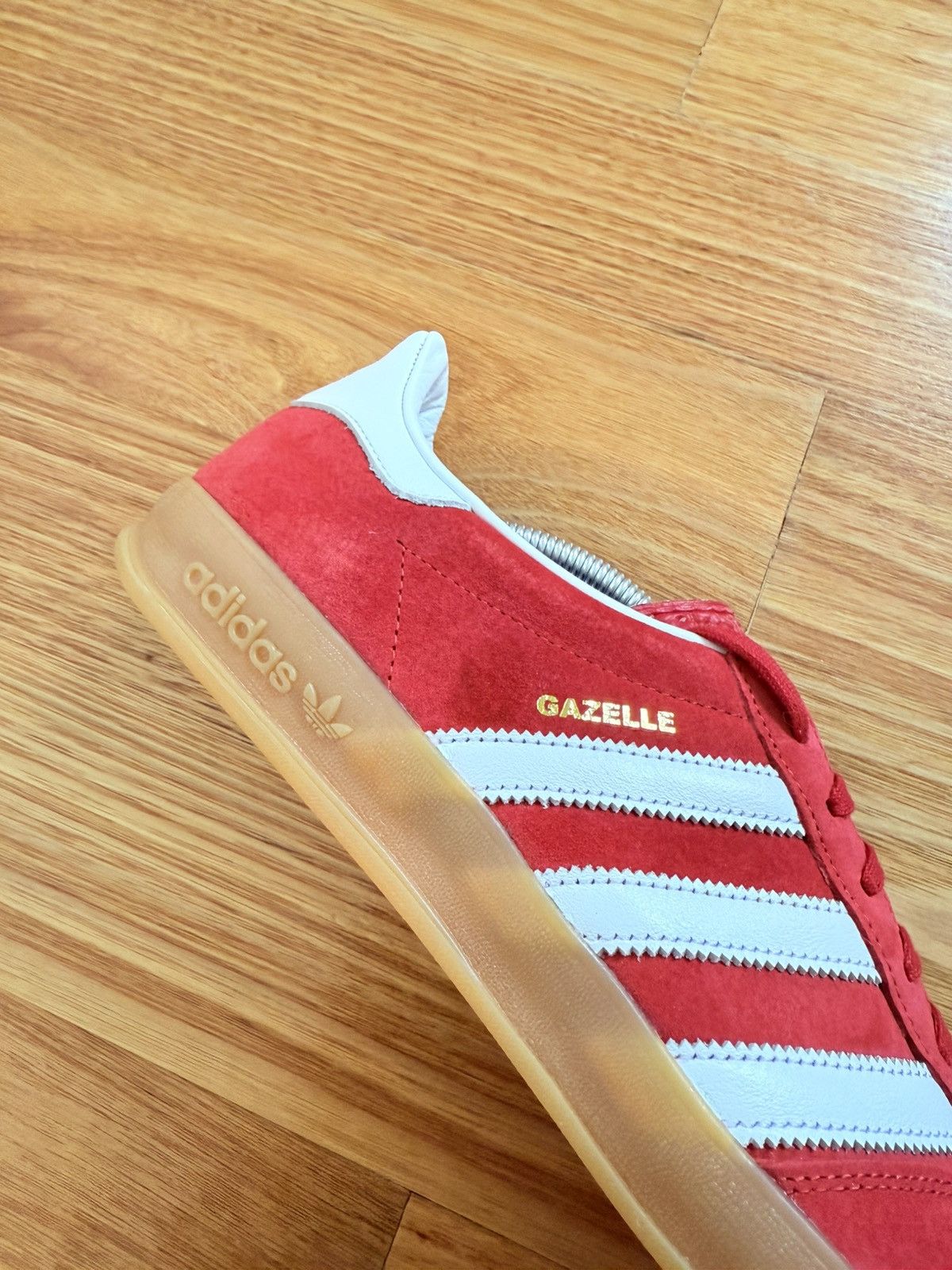 Adidas Adidas Gazelle Indoor ‘Scarlet Gum’ Size US 11 / EU 44 - 6 Thumbnail