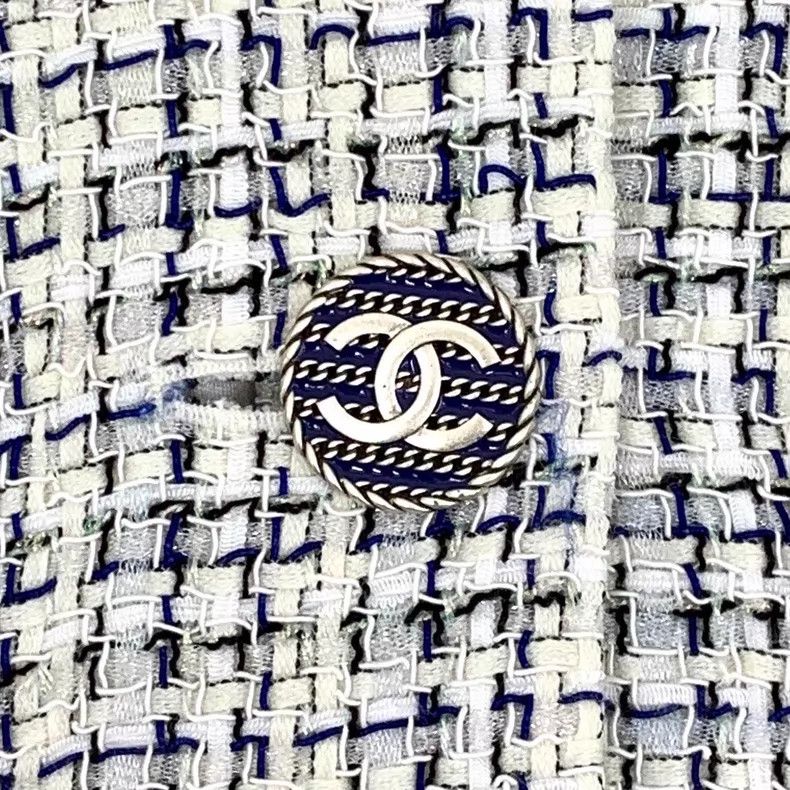 Chanel Chanel Colour-blocked lapel single-breasted long-sleeved w Size XS / US 0-2 / IT 36-38 - 5 Thumbnail