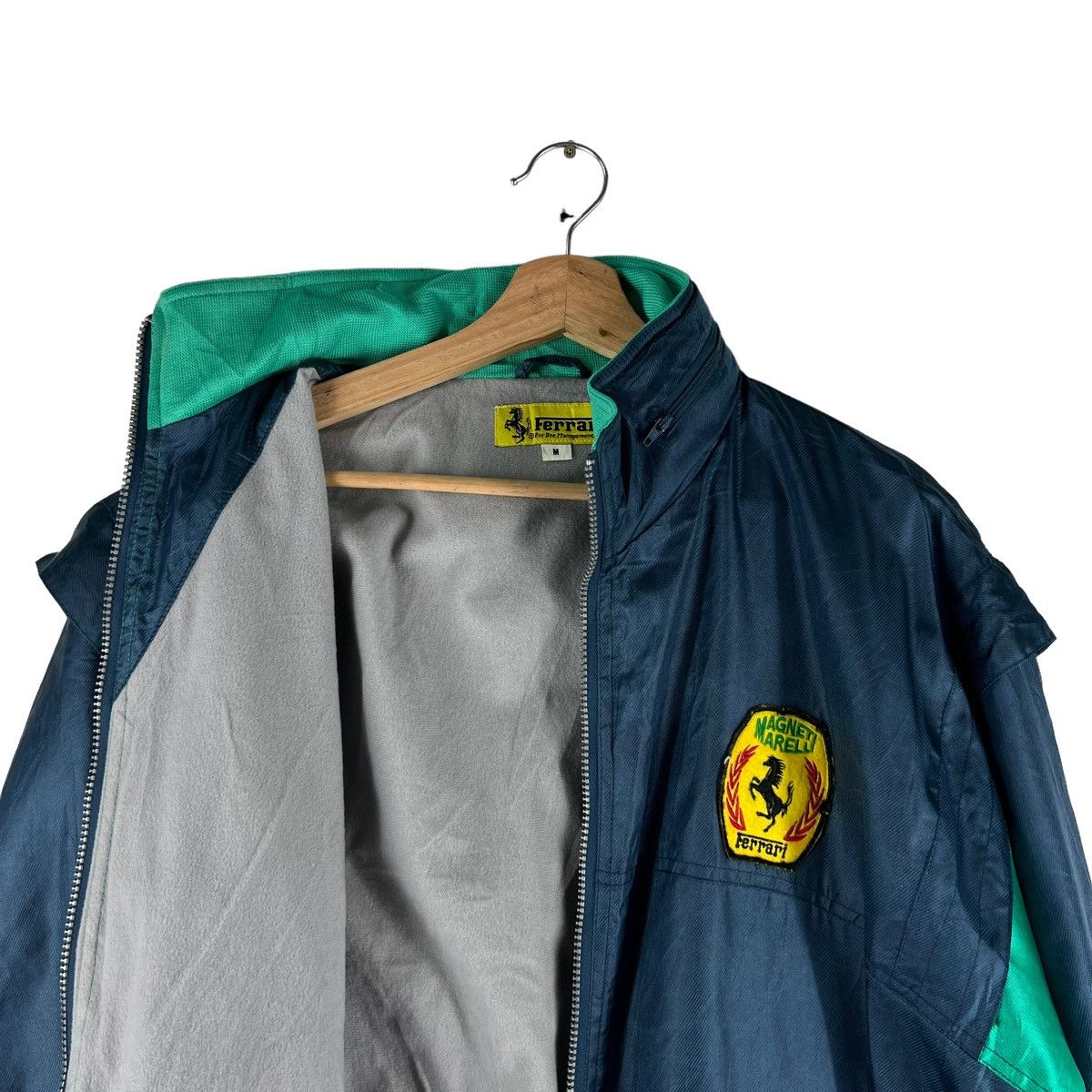 Japanese Brand 🔥VINTAGE BOMBER JACKET FERRARI RACING BIG LOGO DESIGN Size US M / EU 48-50 / 2 - 8 Thumbnail