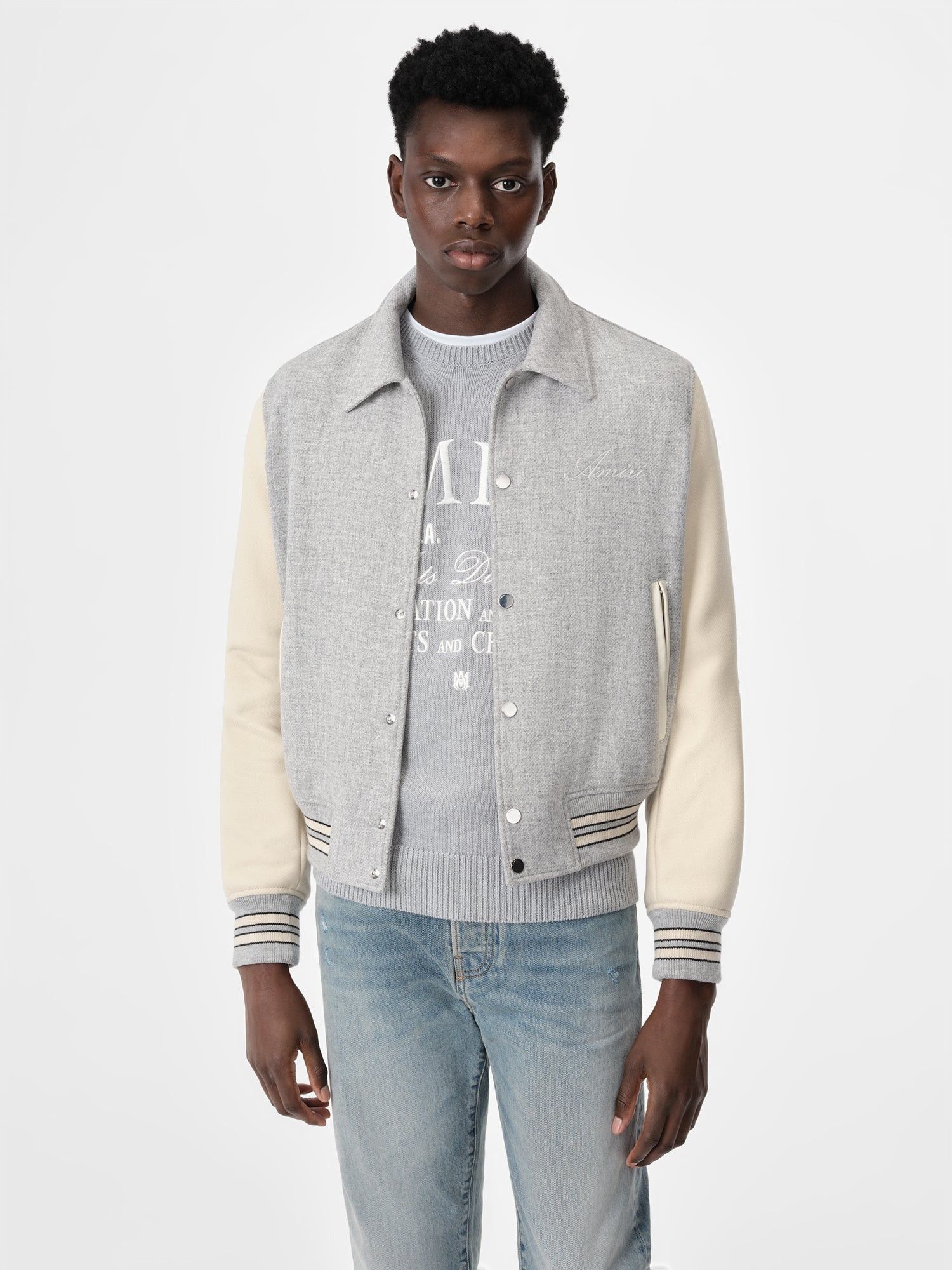 Amiri o1s1wg110925 Bones Jacket in Multicolor Size US L / EU 52-54 / 3 - 3 Thumbnail