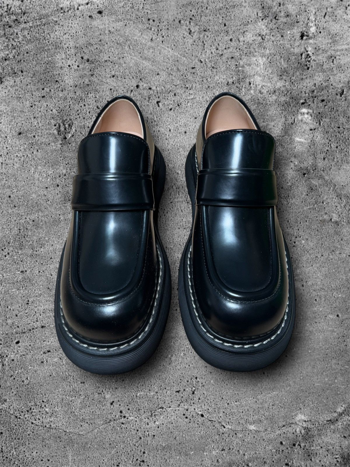Bottega Veneta BOTTEGA VENETA “SWELL LOAFER IN OSAKA SHINY CALFSKIN” Size US 9 / EU 42 - 3 Thumbnail
