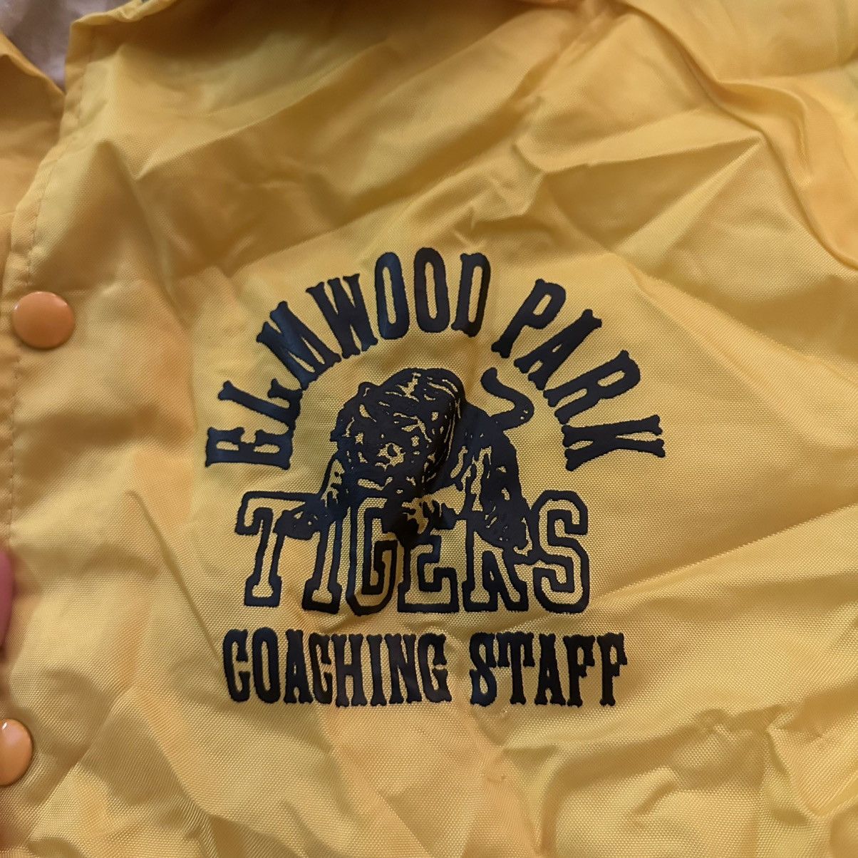 Other × Vintage Vintage Elmwood Park Tigers Coaching Staff Bomber Jacket Size US M / EU 48-50 / 2 - 2 Thumbnail