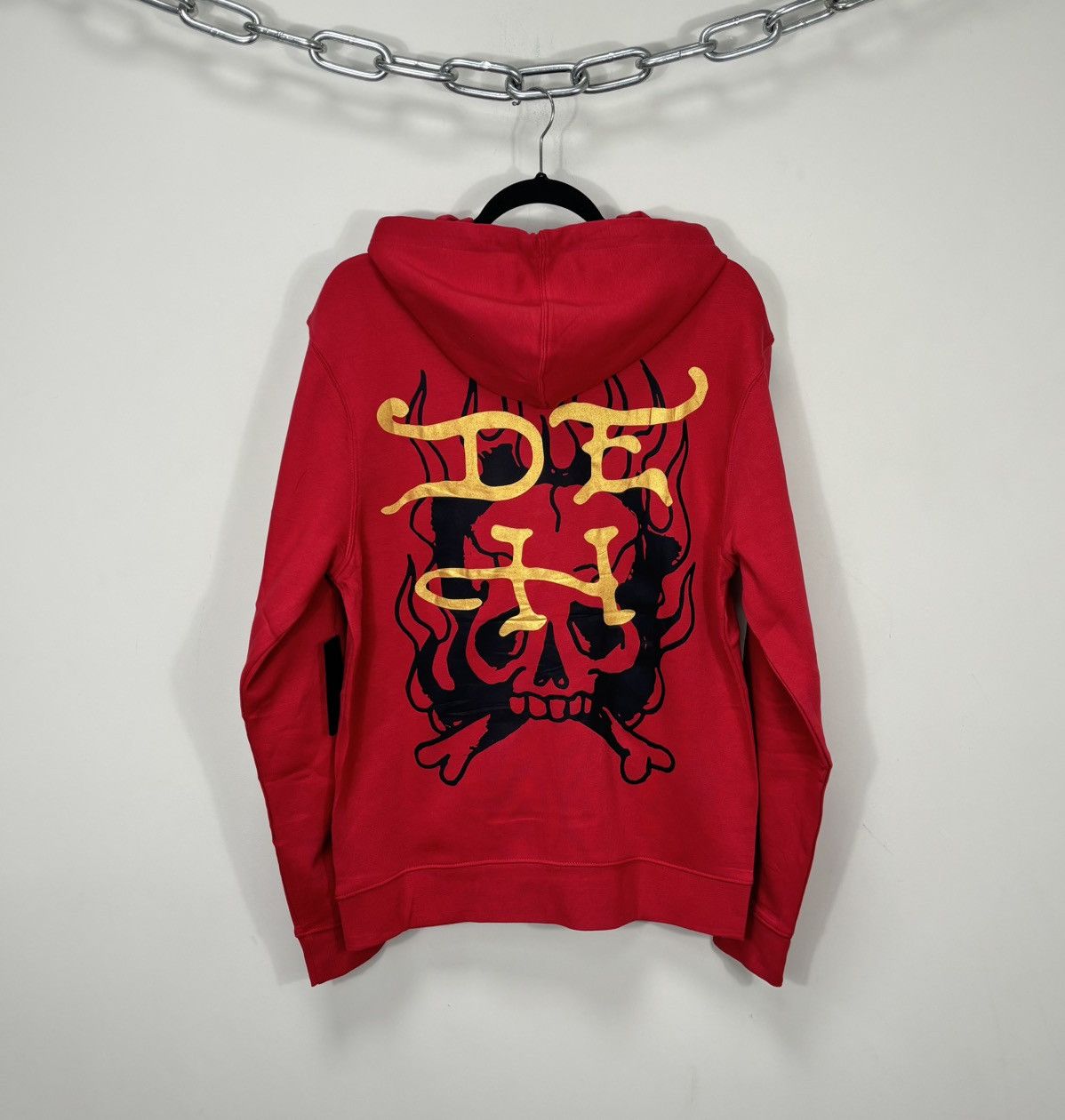 Ed Hardy Ed Hardy Y2K Chinese Dragon Big Logo NEW Red Hype Hoodie Size US S / EU 44-46 / 1 - 2 Thumbnail