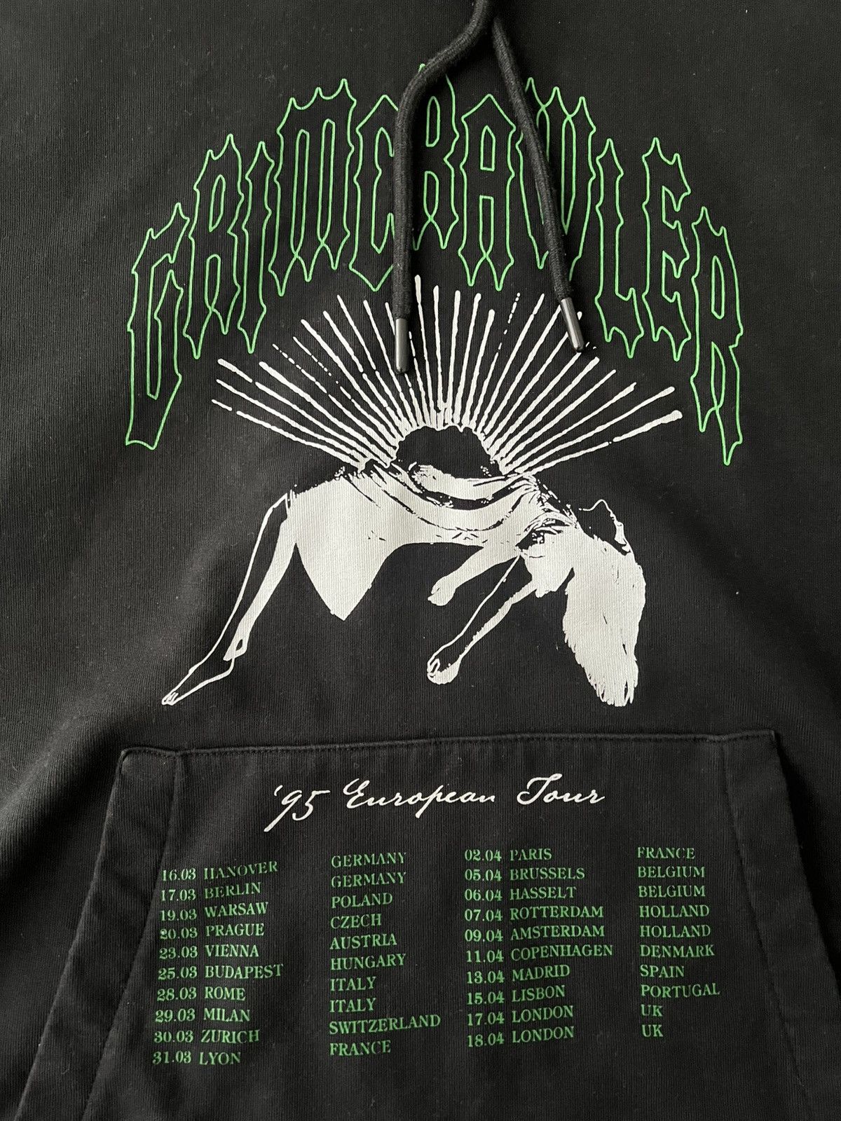 Raf Simons 2022 Raf Simons Grimcrawler Hoodie w detachable sleeves Size US S / EU 44-46 / 1 - 3 Thumbnail