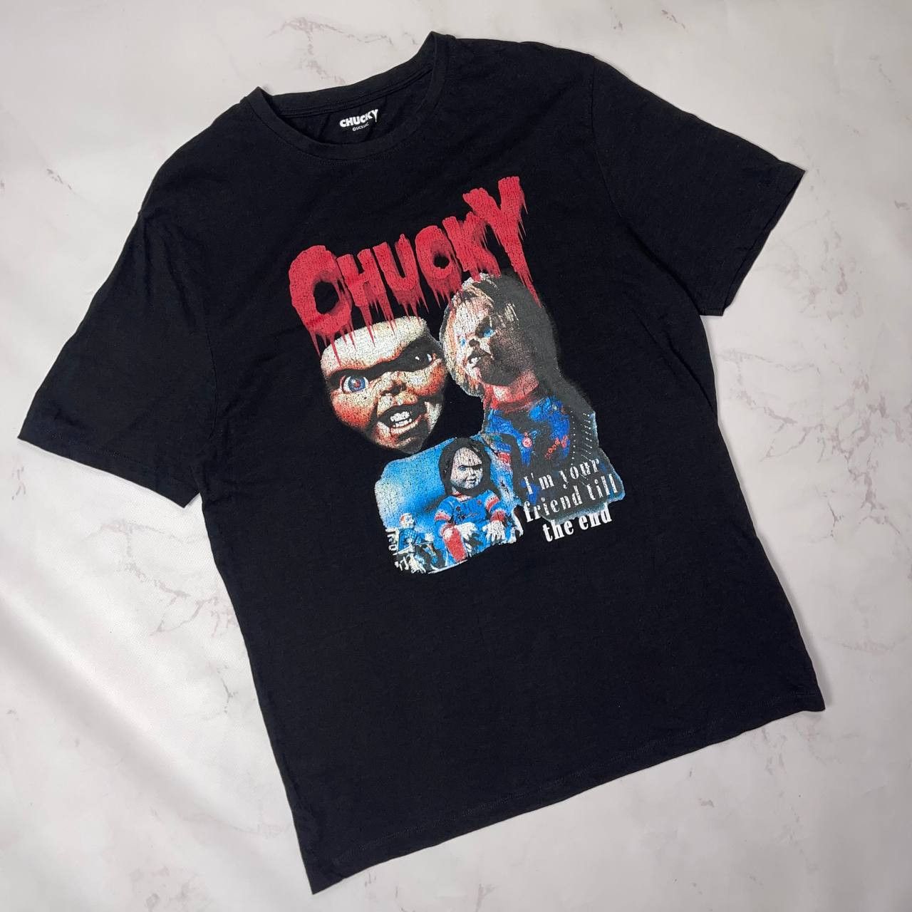 Vintage Chucky horror movie t-shirt Vintage Size US L / EU 52-54 / 3 - 3 Thumbnail