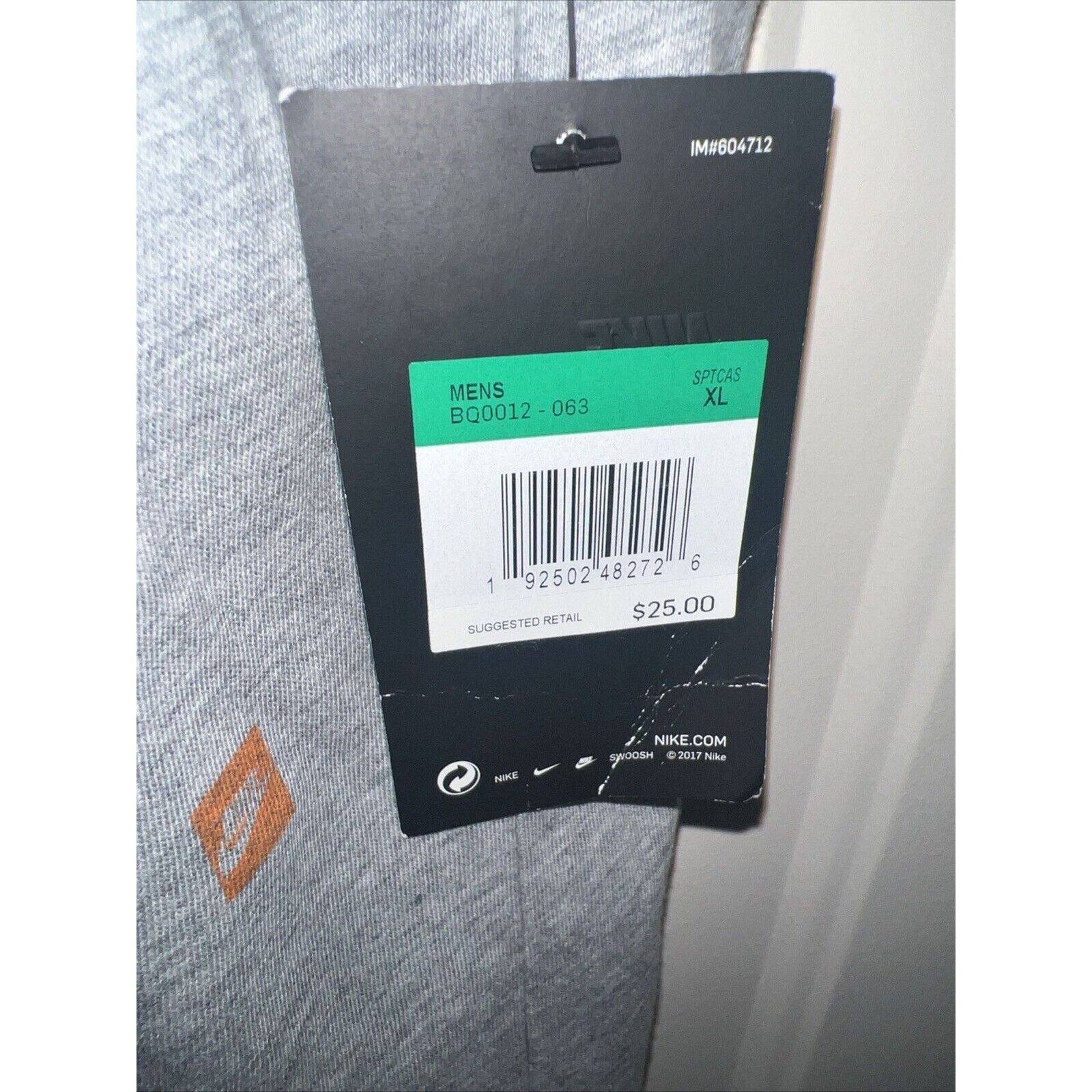 Nike Nike Shirt Graphic Tee Gray 2XL Just Do It Swoosh Orange New Size US XL / EU 56 / 4 - 5 Thumbnail