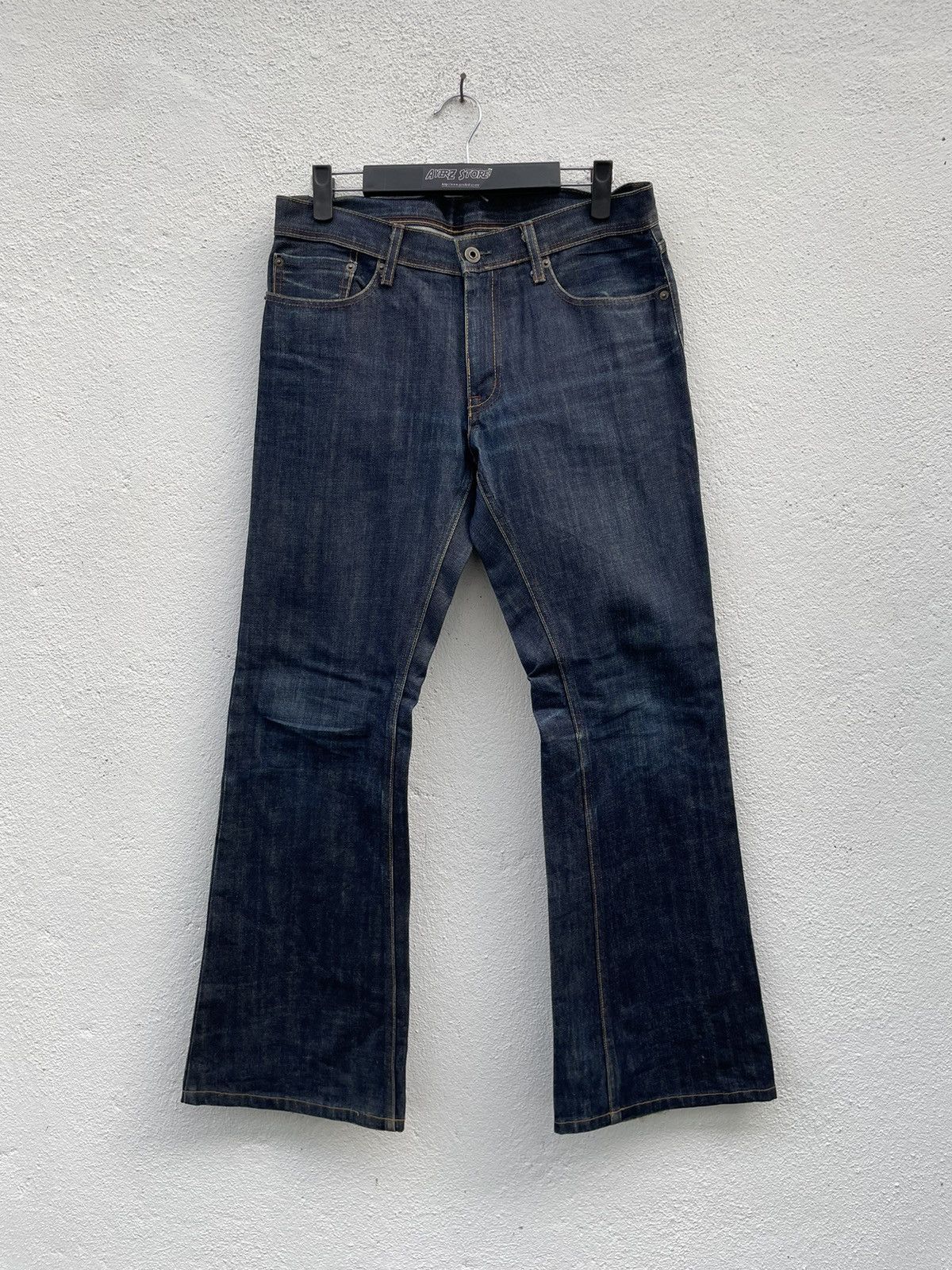 image of If Six Was Nine Japan Brand Diffrence Rupert Flare Jeans Made In Japan in Blue, Men's (Size 31)