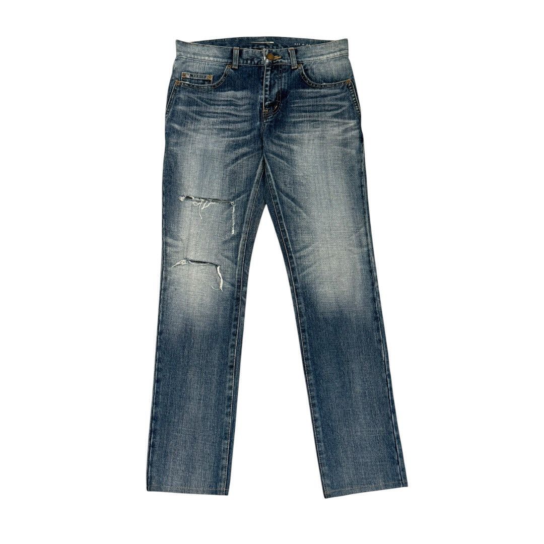 Saint Laurent Paris Saint Laurent 2017 Embroidered D02 Denim Size US 30 / EU 46 - 1 Thumbnail
