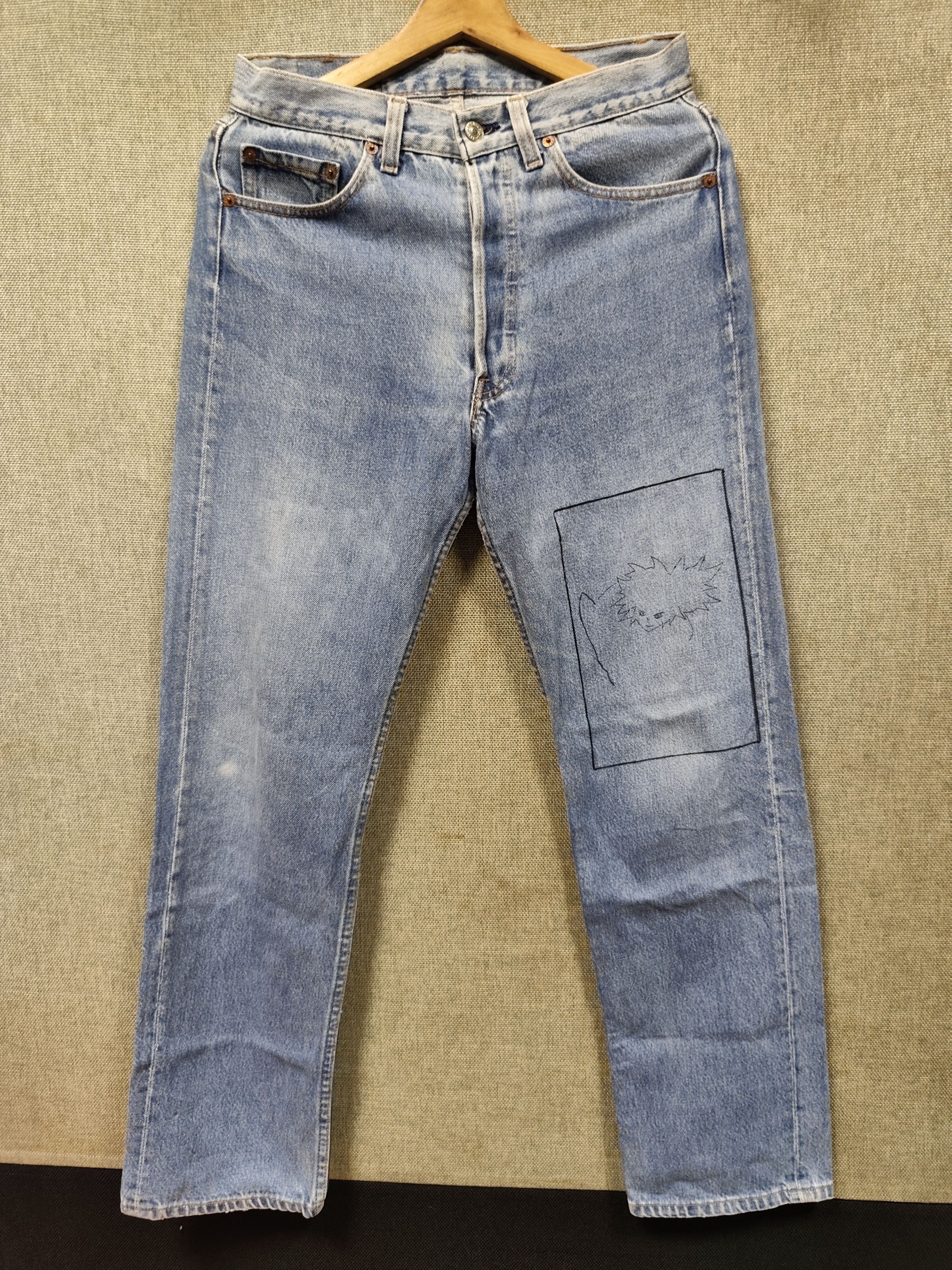 Levi's Vintage 80s Levis 501 stamp button 552 jeans Size US 29 - 1 Thumbnail