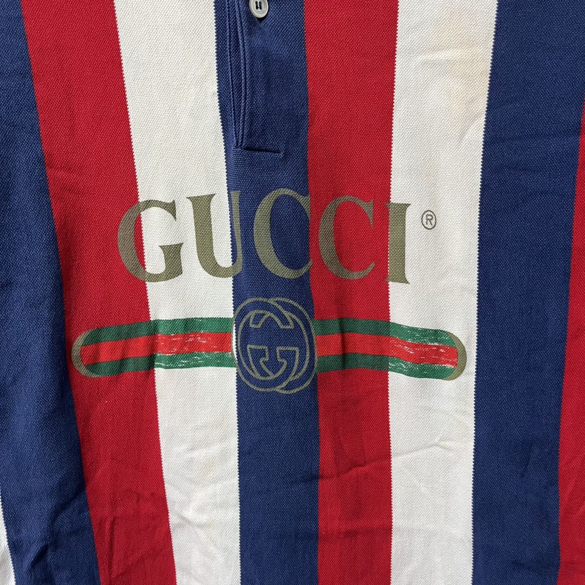 Gucci Gucci Polo T-Shirt Big Logo Size US L / EU 52-54 / 3 - 7 Thumbnail