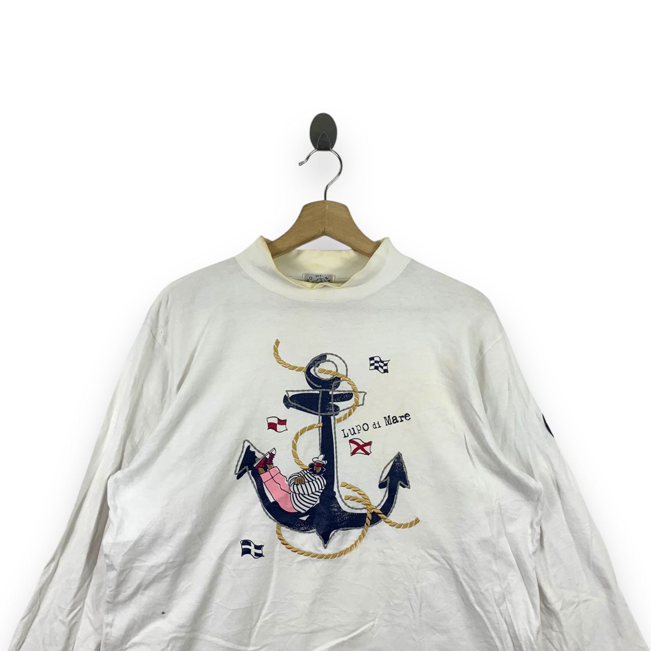 Vintage LUPO DI MARE SINA COVA Made In Japan Long Sleeve Shirts Size US L / EU 52-54 / 3 - 2 Thumbnail