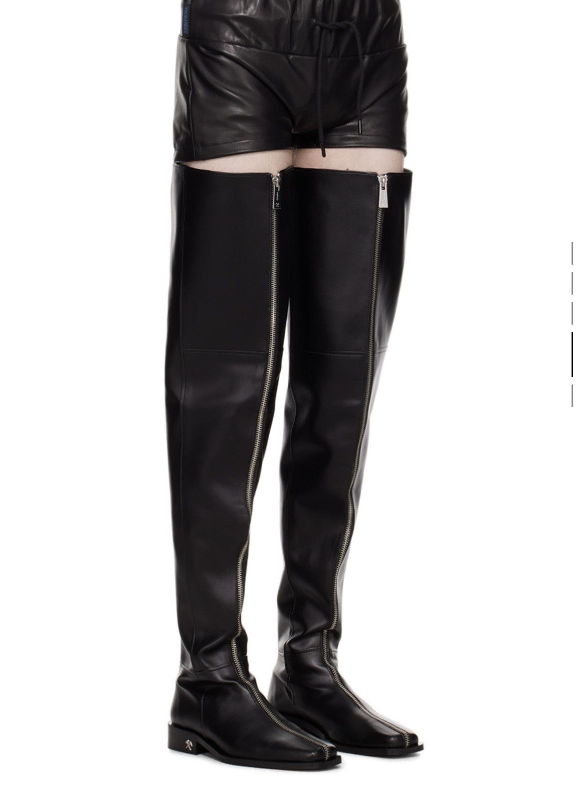 image of Gmbh Over The Knee Boots in Black, Men's (Size 8.5)