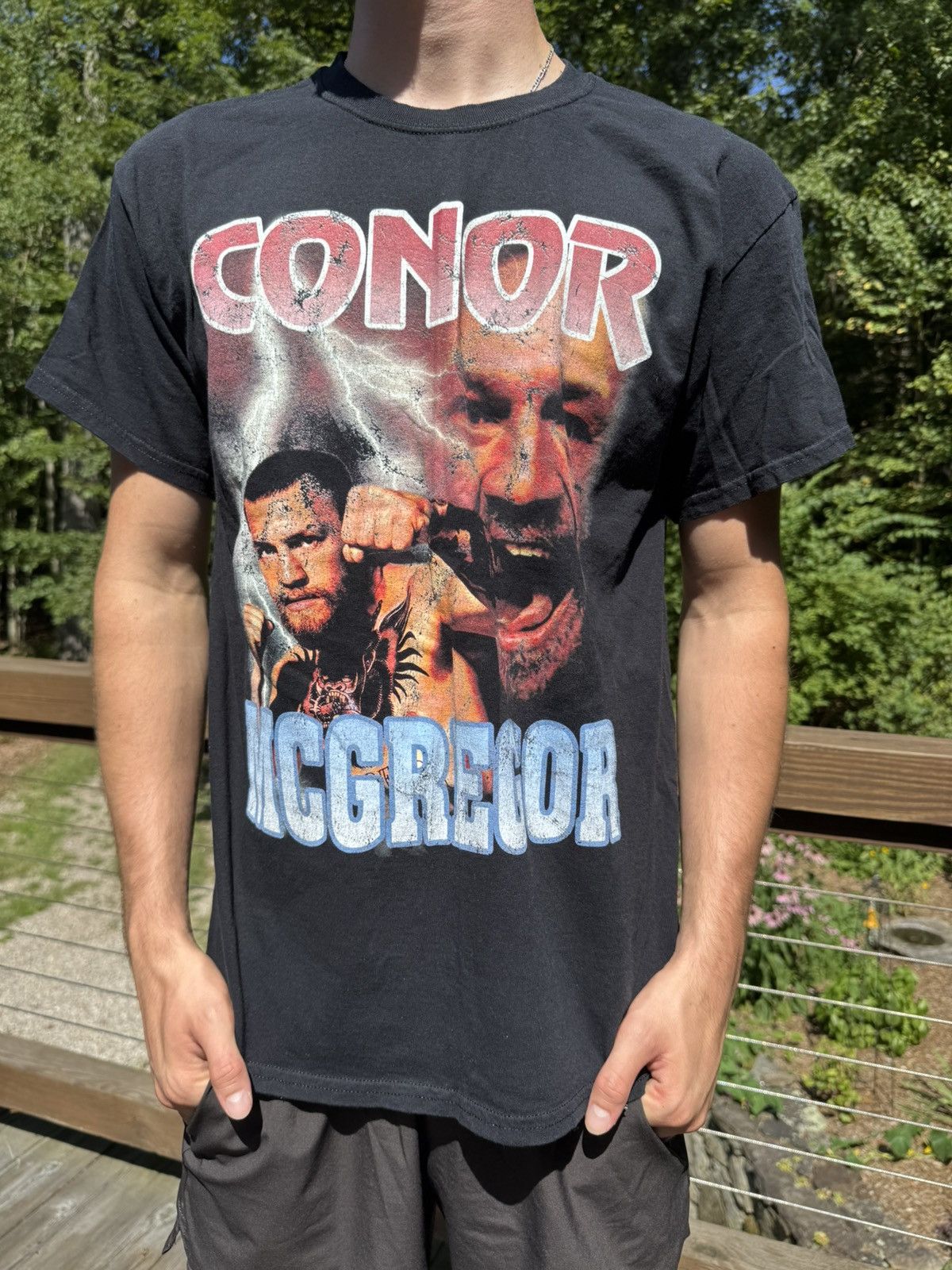 Other CONOR MCGREGOR TEE- WASHED AND WARN GRAPHIC TEE BARELY WORN Size US L / EU 52-54 / 3 - 1 Thumbnail