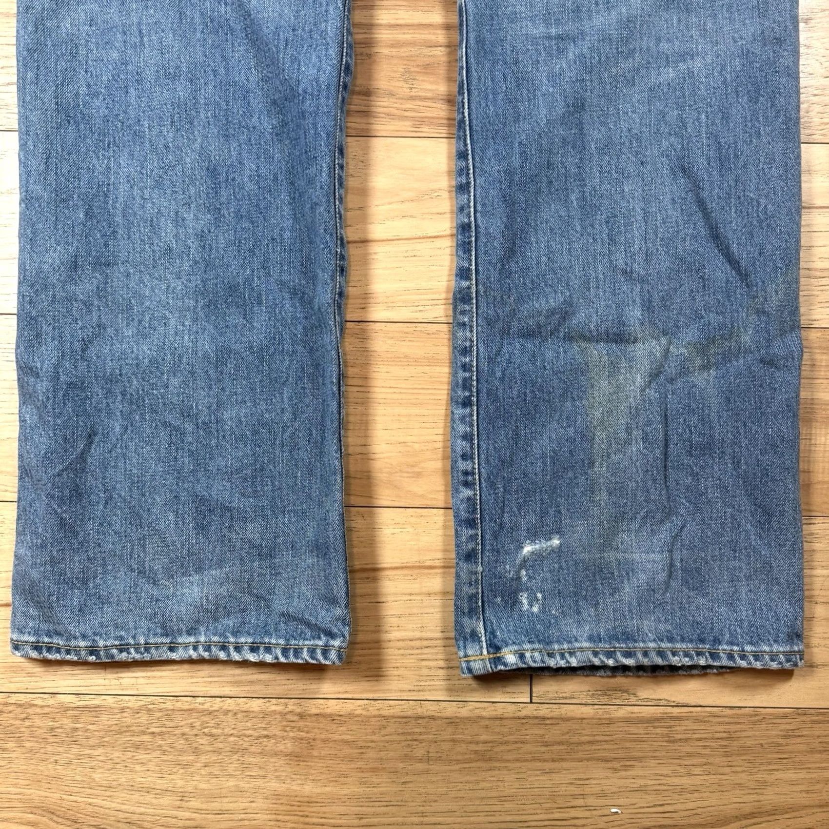 Polo Ralph Lauren VINTAGE Polo Ralph Lauren Jeans Denim Straight Classic Mens 36x33 Beige Light Blue 33 Inseam 35? Size US S / EU 44-46 / 1 - 4 Thumbnail