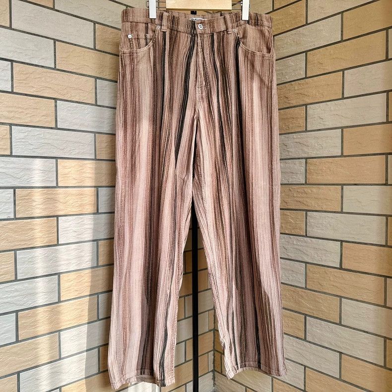 Vast Cut Hair Stripe Corduroy Pants - dmc