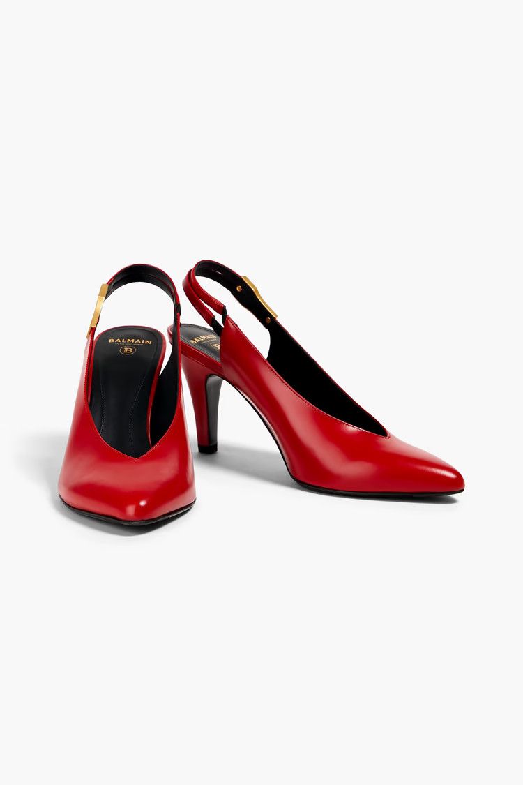 Balmain o1y0625 Pumps in Red Size US 8 / IT 38 - 4 Thumbnail