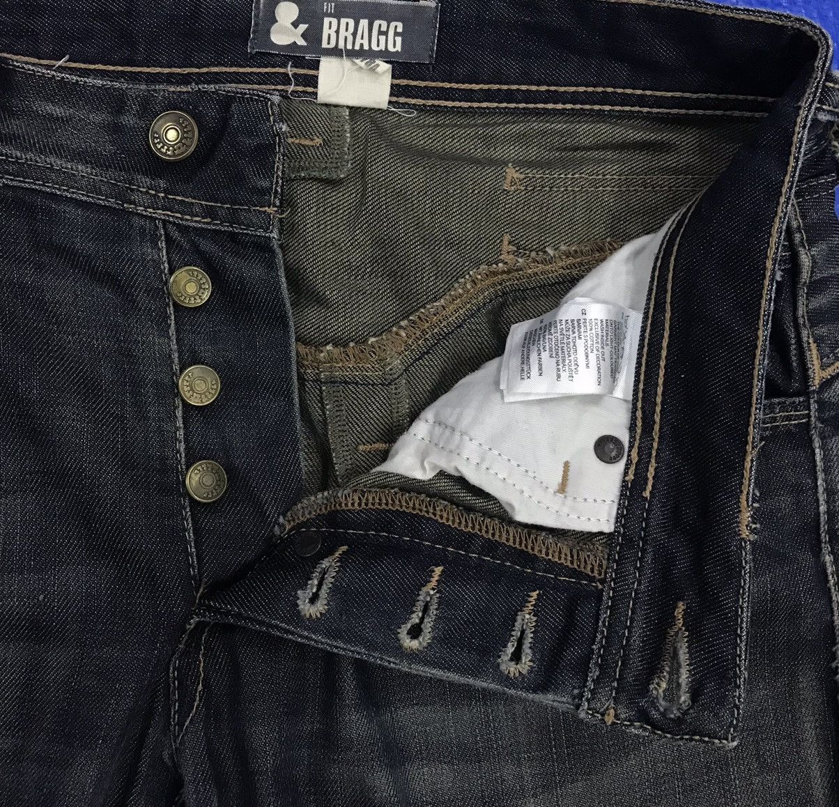 H&M × Vintage H&M FIT Bragg Denim Pants Size US 32 / EU 48 - 6 Thumbnail