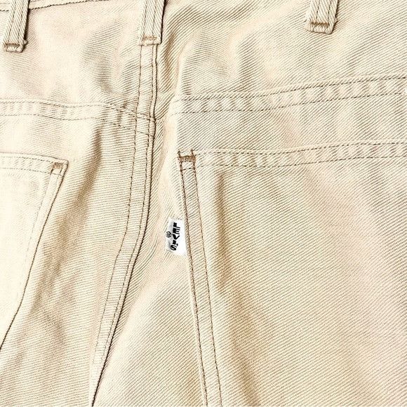 Levi's RARE ARCHIVE 1960s Levi’s White Tab Big E Scenic Bells Print Size 29" - 7 Thumbnail