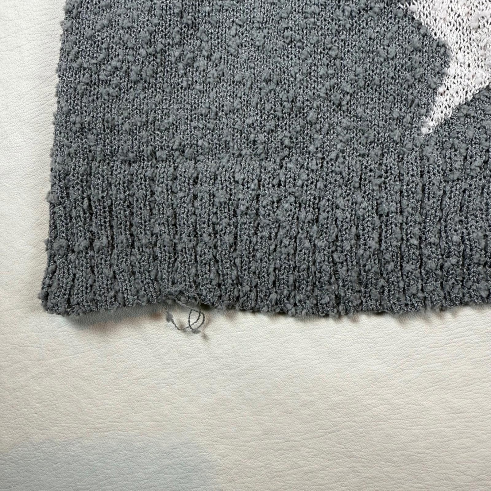 Other Altar'd State Women Grey Star Popcorn Knit Cardigan XS Size XS / US 0-2 / IT 36-38 - 8 Thumbnail