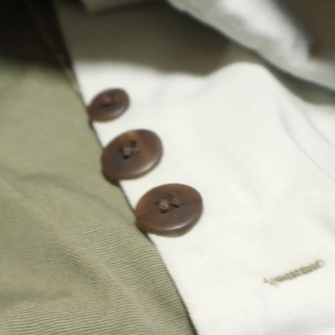 The Territory Ahead The Territory Ahead Cotton Canvas Chino Shorts Green Men's 2XL Size US 39 - 6 Thumbnail