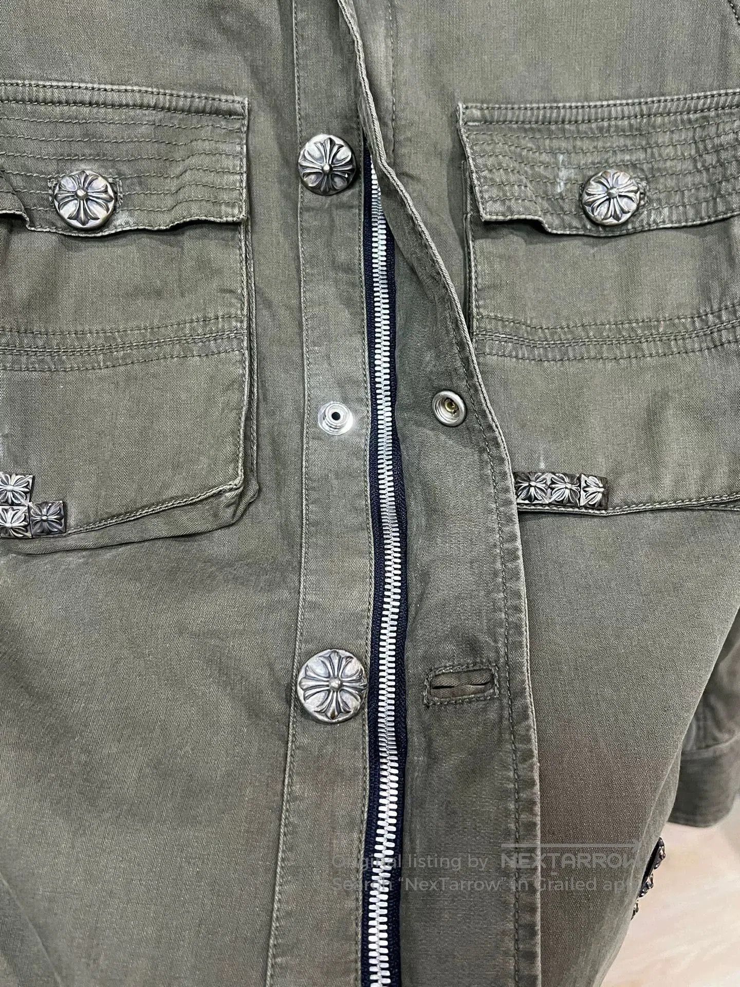 Chrome Hearts chrome hearts military green m65 jacket. Size US L / EU 52-54 / 3 - 3 Thumbnail