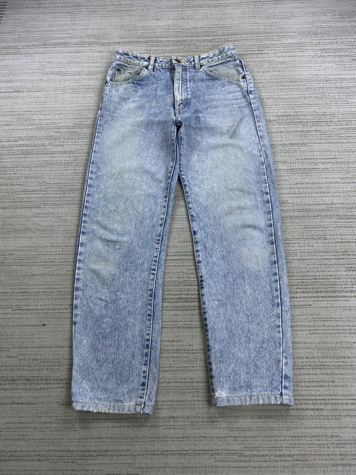 Edwin × Japanese Brand × Vintage Vintage 90s Edwin Japan Wash Blue Denim Jeans Size US 27 - 1 Thumbnail