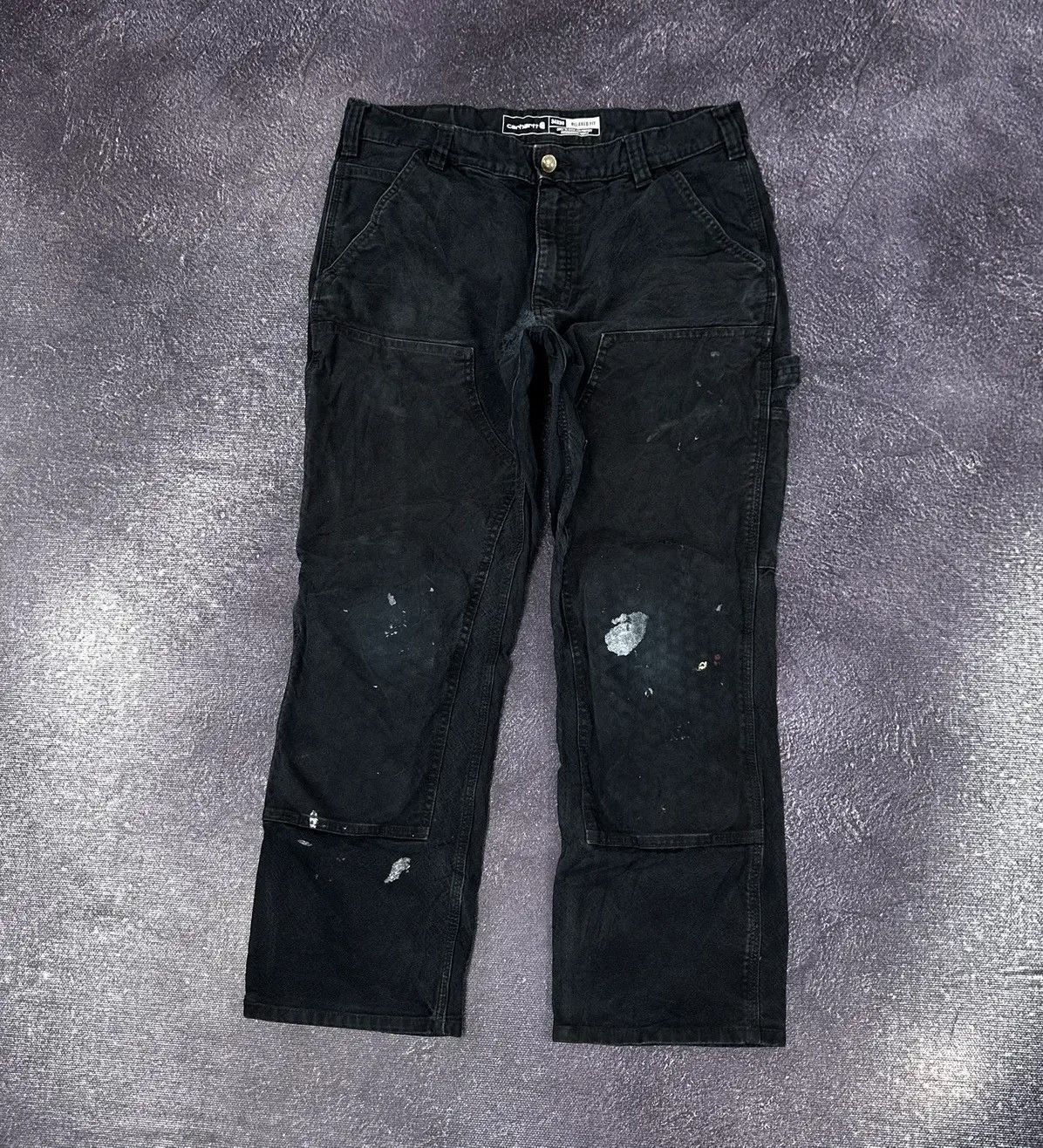 Carhartt Double Knee Black | Grailed