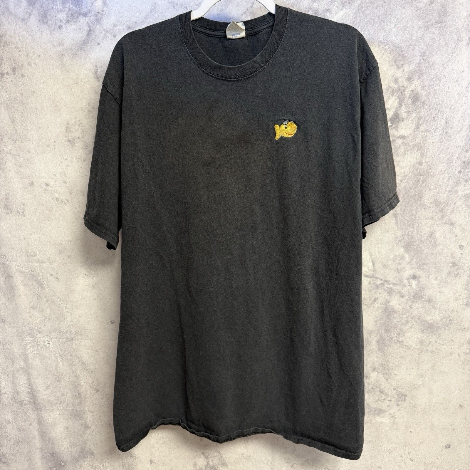 Vintage Goldfish Snack Food T Shirt Mens XL Tall Black Short Sleeve Size US XL / EU 56 / 4 - 2 Thumbnail