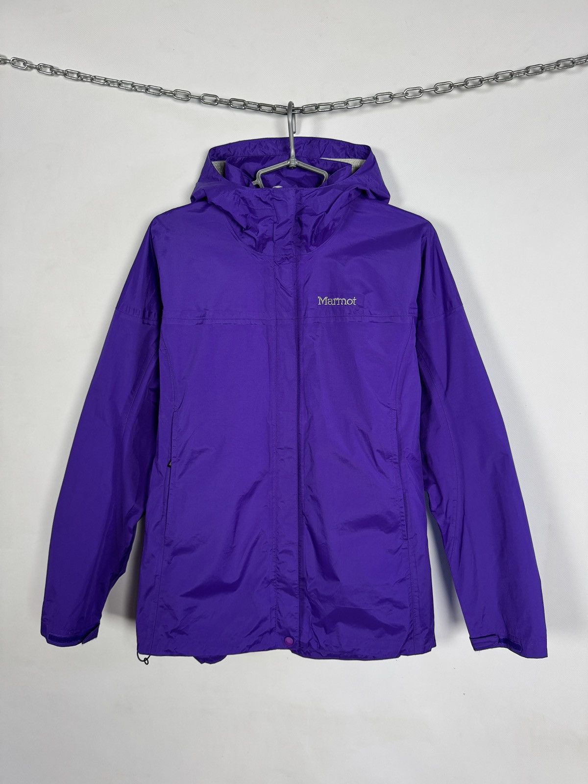 Marmot Nylon Jacket Windbreaker Waterproof Rain Purple XL