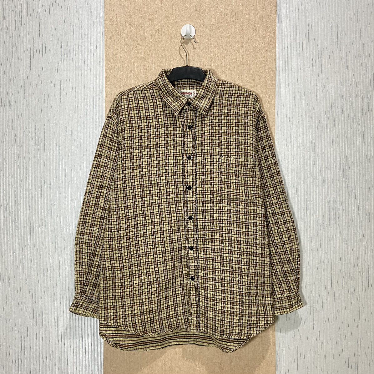 Flannel Vintage McGREGOR Wool Flannel Shirt Size US XL / EU 56 / 4 - 1 Thumbnail