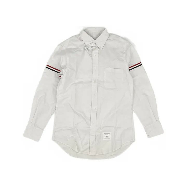 Thom Browne Thom Browne Classic Long Sleeve Oxford Shirt -2507 Size US M / EU 48-50 / 2 - 8 Thumbnail