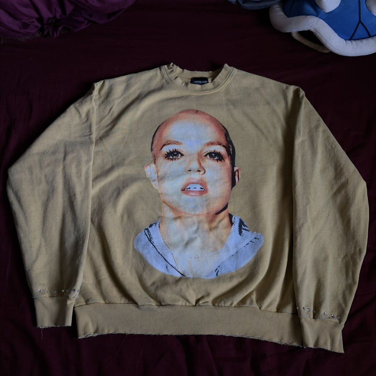 “Cry” Britney Studded Crewneck