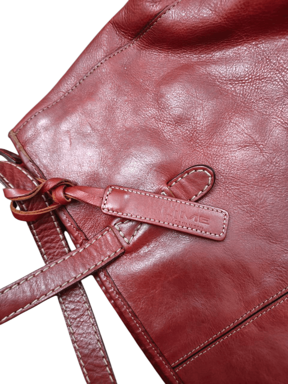 Japanese Brand Japanese Lime Leather Tote Bag Size ONE SIZE - 4 Thumbnail