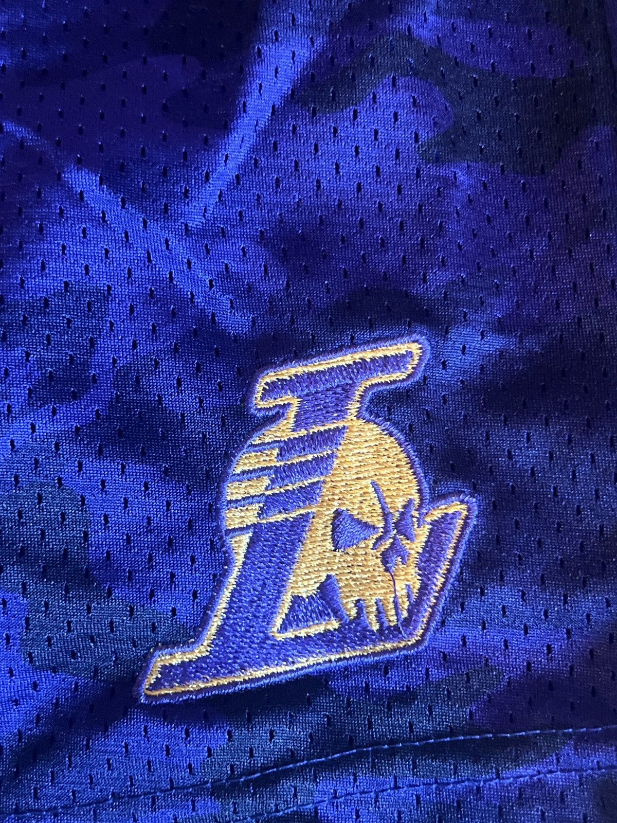 Warren Lotas Reaper camo lakers shorts Size US 31 - 3 Thumbnail