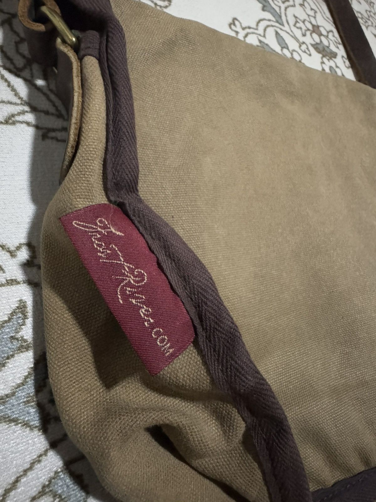 Duluth Pack × Duluth Trading Company × Vintage True Vtg Frost River by Duluth Shell Waxed Canvas Sling Bag Size ONE SIZE - 6 Thumbnail