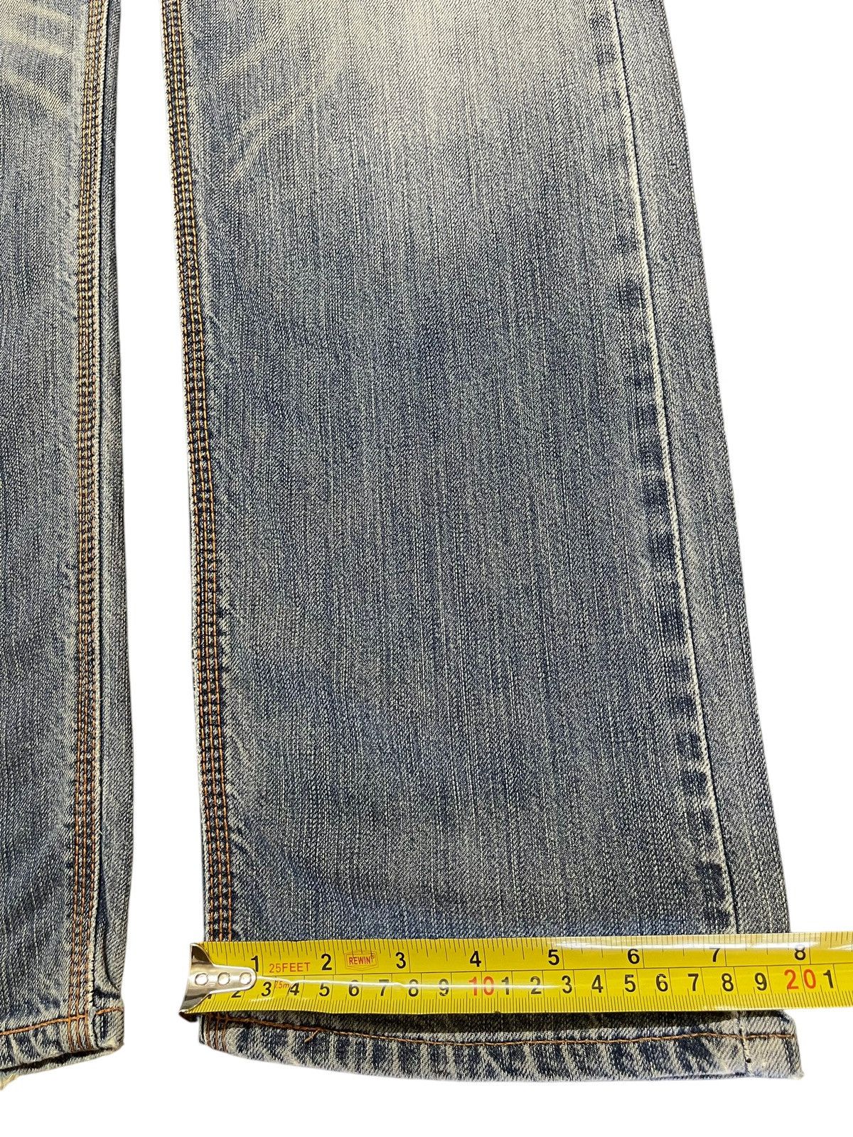 Edwin Vintage Edwin Blue Faded Wash Distressed Style Jeans Size US 30 / EU 46 - 16 Thumbnail