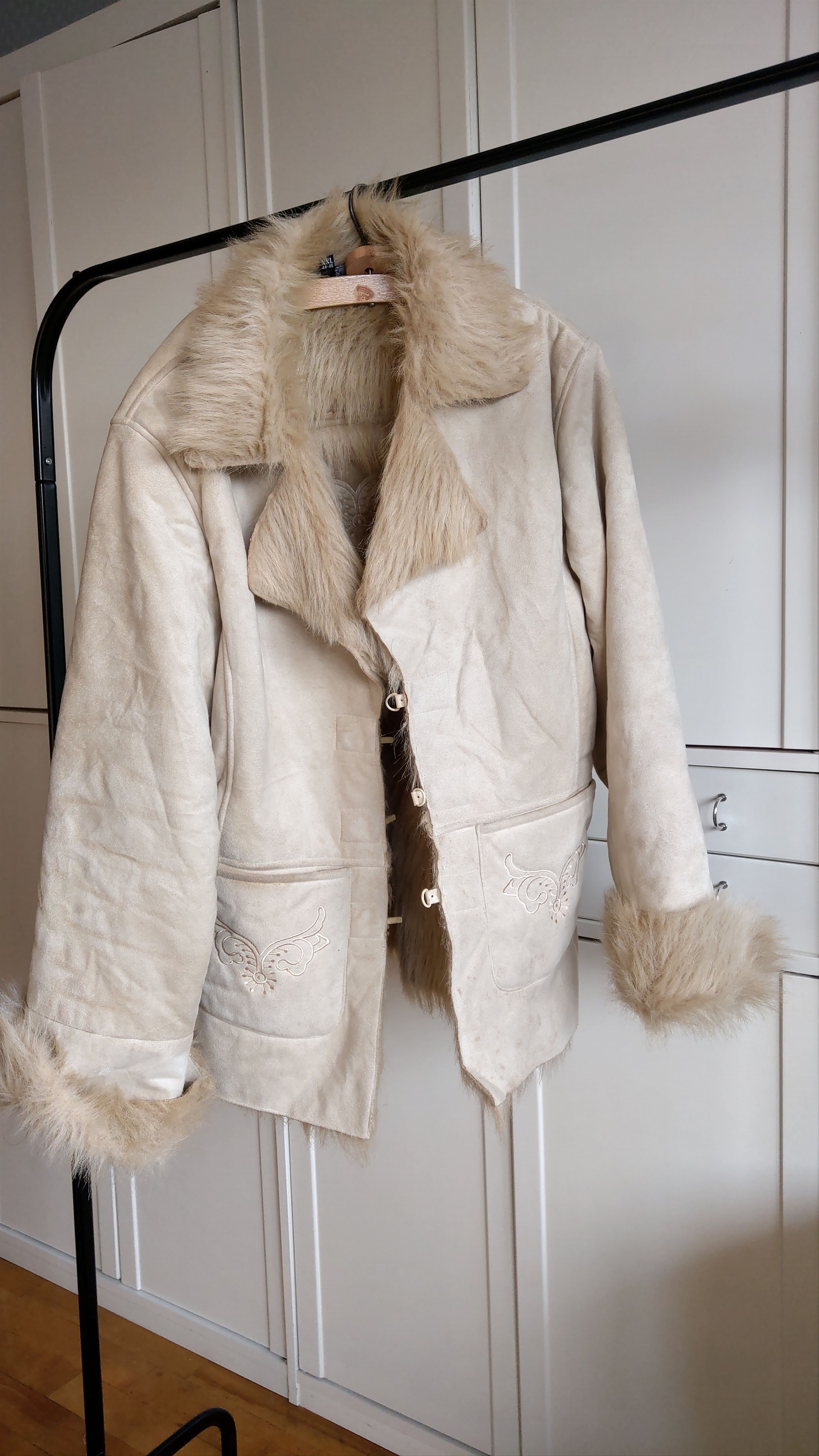 00’s archive opium black fur p coat 8ボタン 00's archive opium black fur p coat 8ボタン メンズ