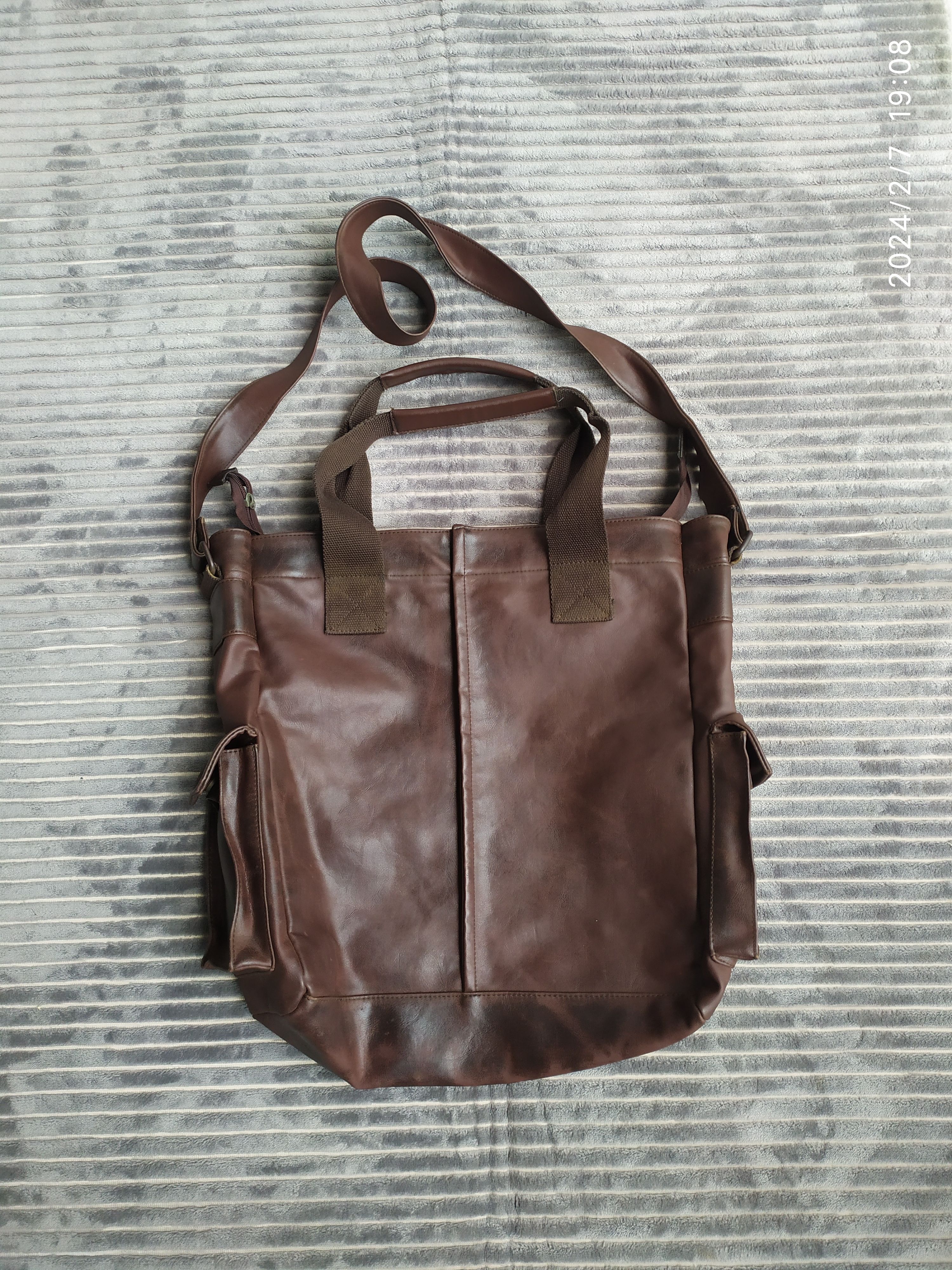 If Six Was Nine × Japanese Brand × Leather Vintage Japanese brand Leather Bag Size ONE SIZE - 4 Thumbnail