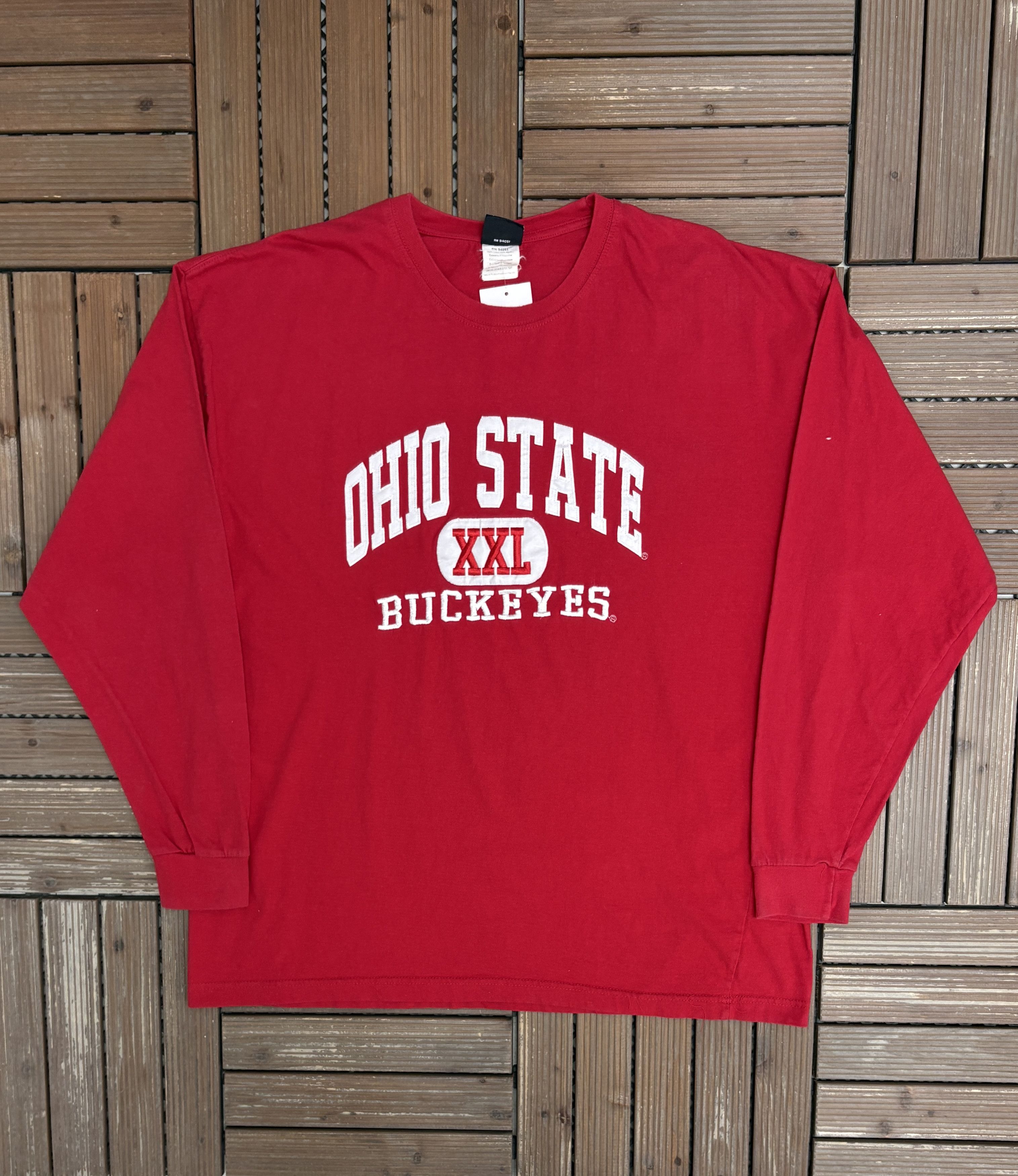 Vintage Ohio State Buckeyes Stitched Vintage Long Sleeve Tee Size US XXL / EU 58 / 5 - 1 Thumbnail